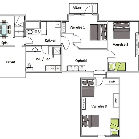 Fjelstrup Apartament *